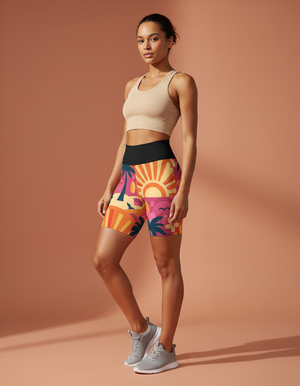 Dusk Yoga Shorts Yoga Shorts — Dripper