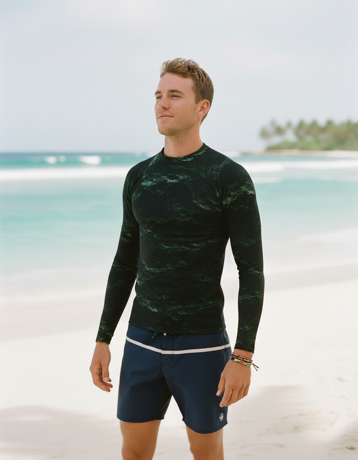 Rashguard — Men's Runway Emerald Eclipse