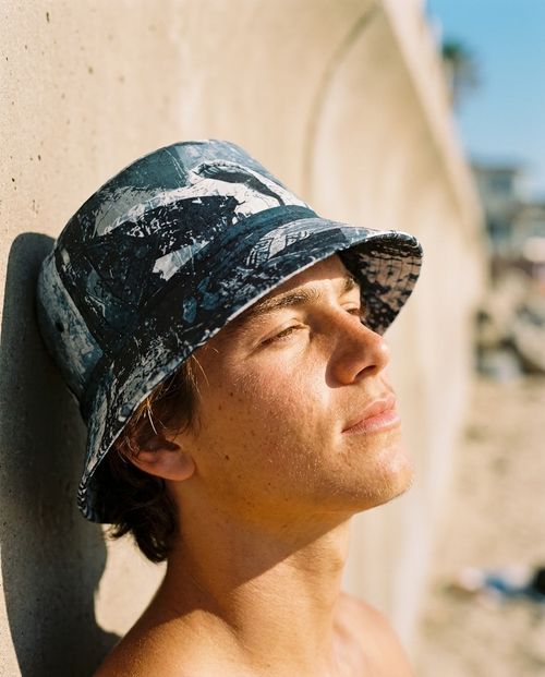 Blue Aura Ronin Bucket Hat bucket hat