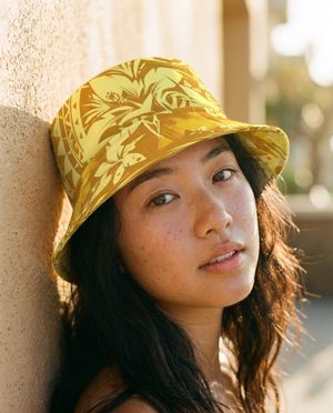 Lemon Yellow Koa Kai bucket hats