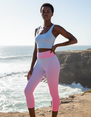 Aura Gradient Bikinis capri yoga leggings
