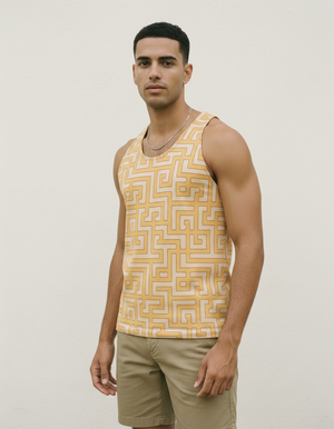 Men's Lava Falls Kintsugi tank tops