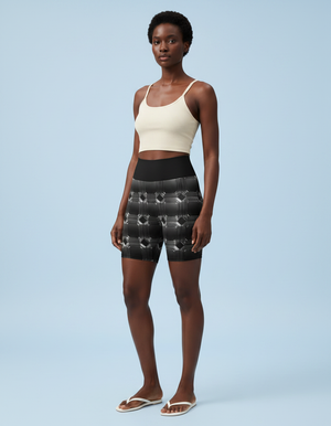 Pixel Yoga Shorts Yoga Shorts — Dripper