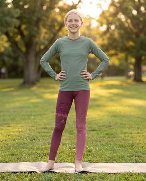 Amaranth Zest girls youth leggings