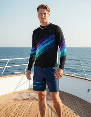 Nebula Rash Guard Men's Rashguard — Dripper