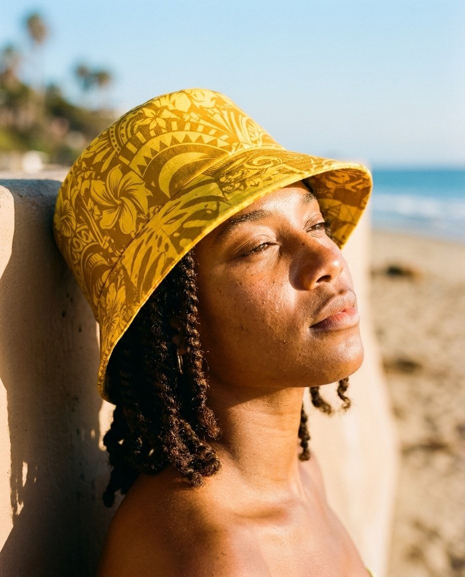 Yellow Honua Uli bucket hats — view 1 of 2