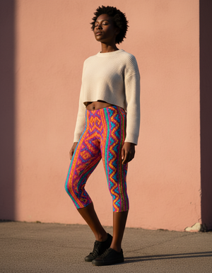 Vibrance capri leggings