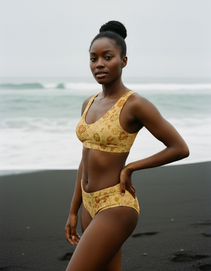 Amber Haze Elysium High-Waisted Bikini High-Waisted Bikini — Dripper