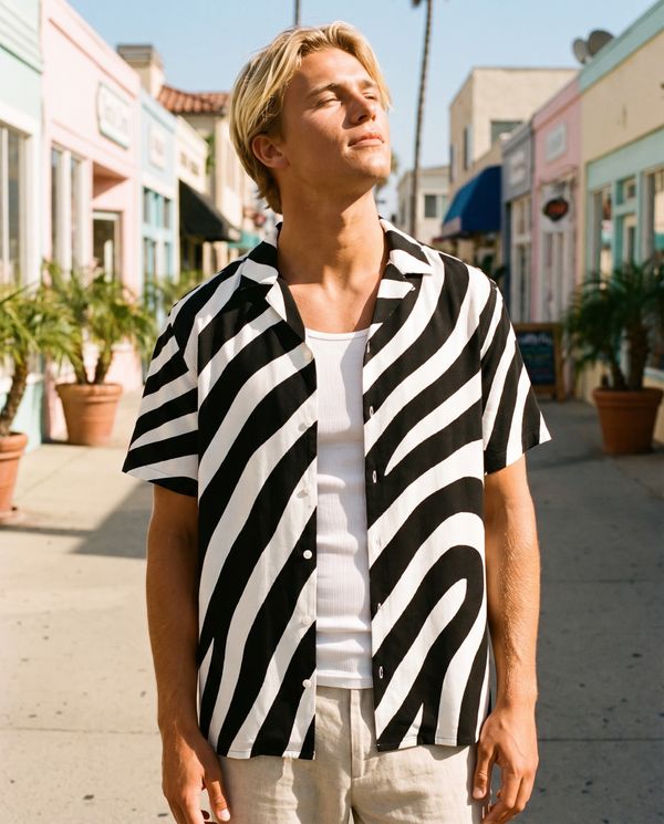 Zebra Collection men's hawaiian shirts