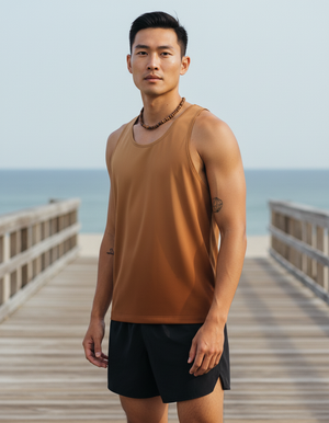 Coffee Bean Elysium Tank Top Men's Tank Top — Dripper