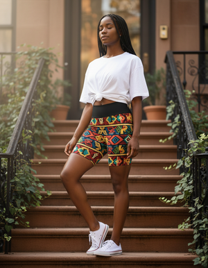 Estilo yoga shorts