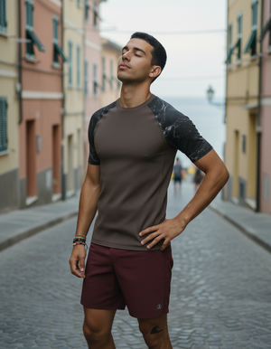 Men's Eclipse men's short-sleeve rashguards