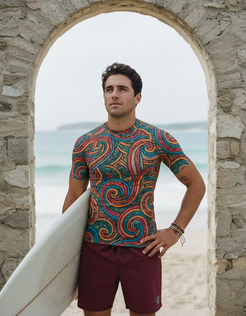 Spectrum Rash Guard Men's Rashguard — Lolekai