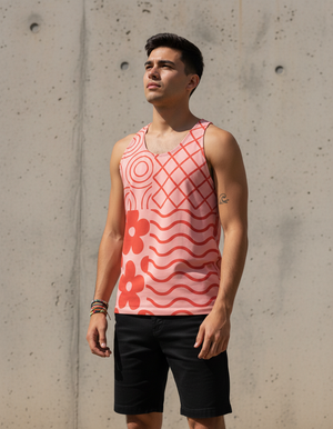 Men's Lava Falls Petal tank tops