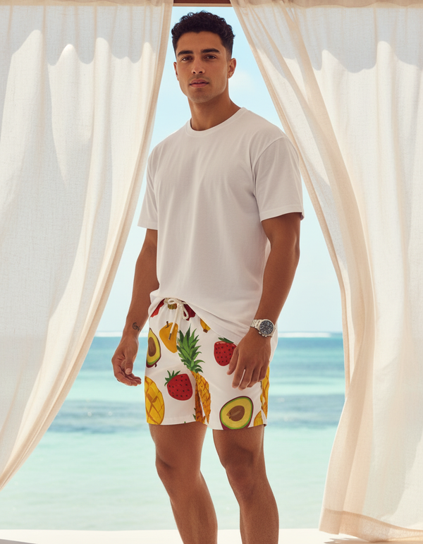 Men's Swim Trunks in Savor