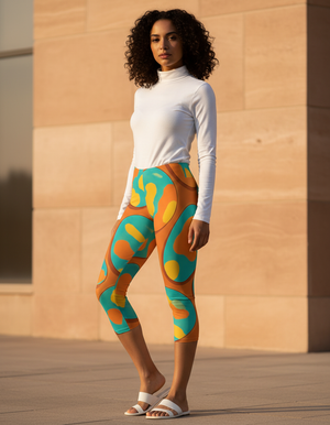 Prism Capri Leggings Capri Leggings — Dripper