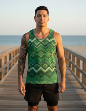 Men's Runway Emerald Andes tank tops