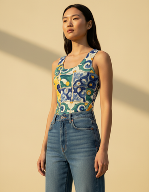 Azulejo Tank Top Women's Tank Top — Dripper