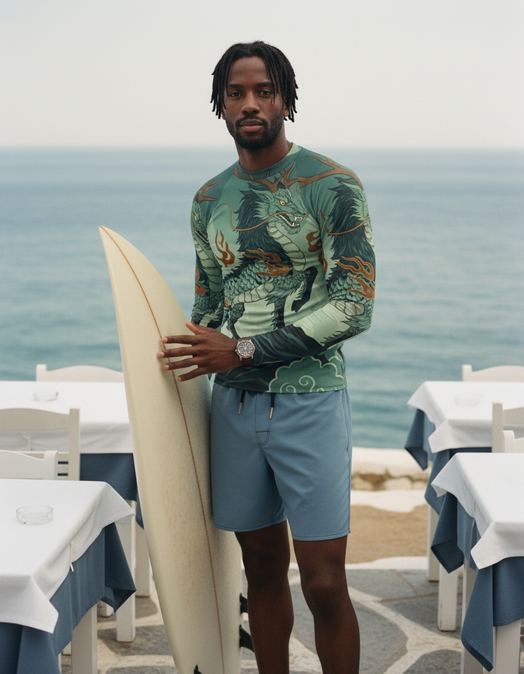 Men's Kirin Rising Rash Guard