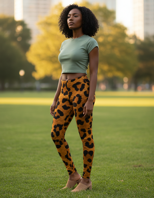 Stalk full-length leggings