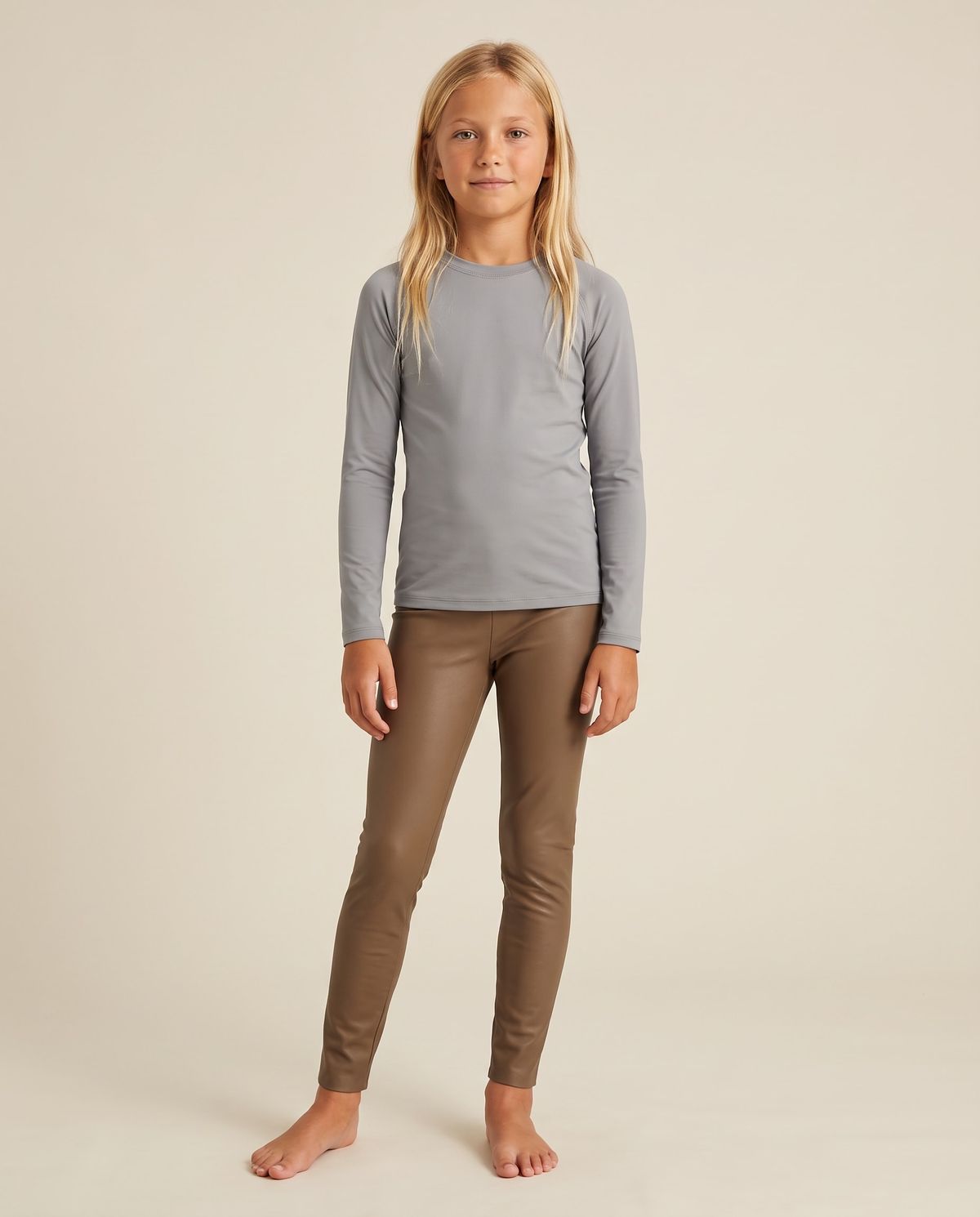 Leather Girls Leggings Girls Leggings — Lolekai