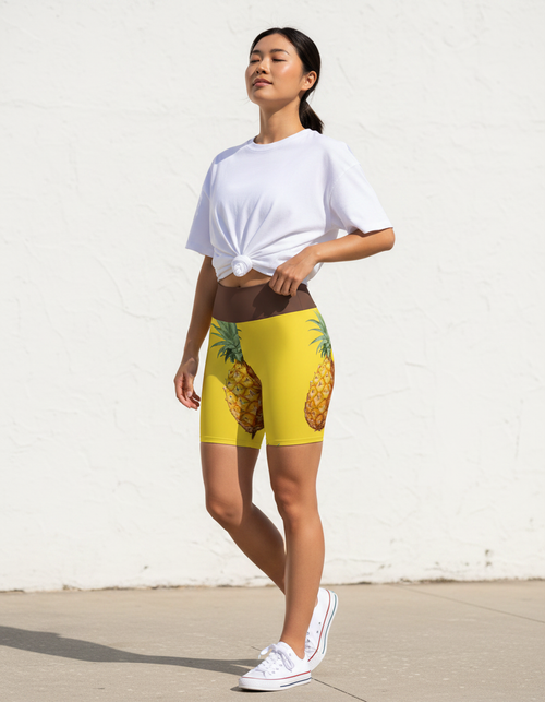 Tropique Yoga Shorts Yoga Shorts — Dripper