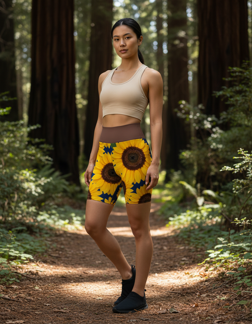 Radiance Yoga Shorts Yoga Shorts — Dripper