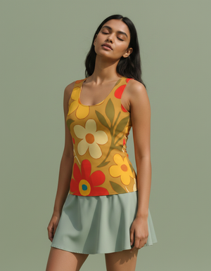 Women's Lemon Yellow Elysium women's tank tops