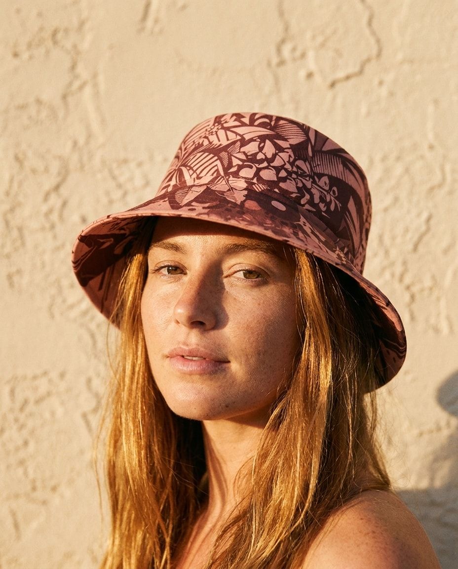Dusty Rose Lani Lehua bucket hats — view 1 of 2