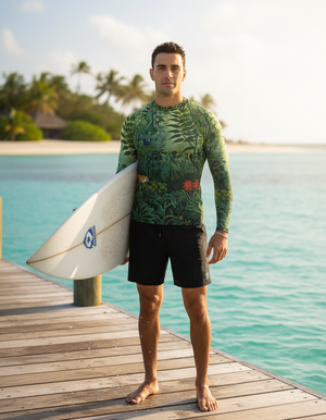 Verdant Rash Guard Men's Rashguard — Dripper