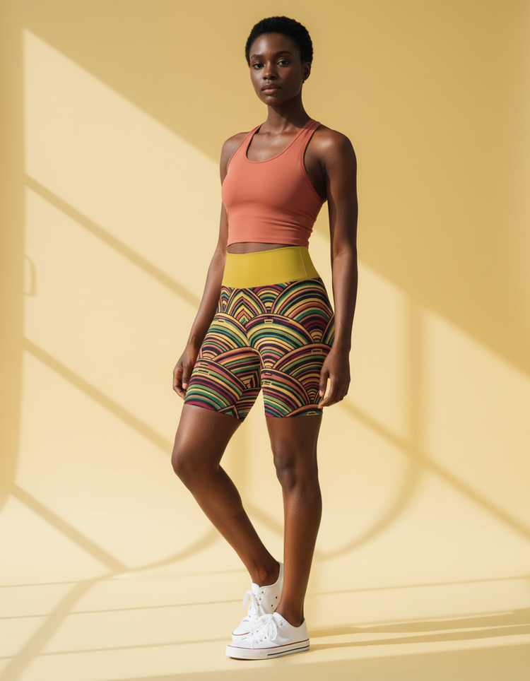 Radiant Wave Hikari Yoga Shorts