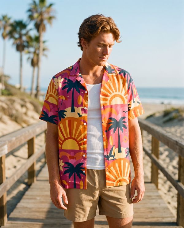 Sunset Collection men's hawaiian shirts