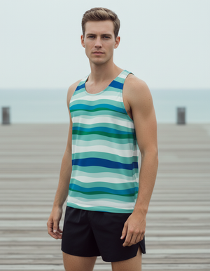 Jelly Mint Prism Tank Top Men's Tank Top — Dripper