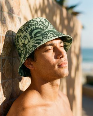 Jelly Mint Honua Lehua bucket hats