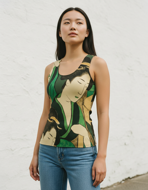Women's Runway Emerald Edo tank tops