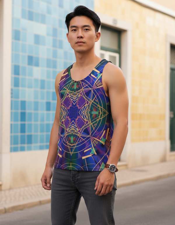 Holographic Collection tank tops