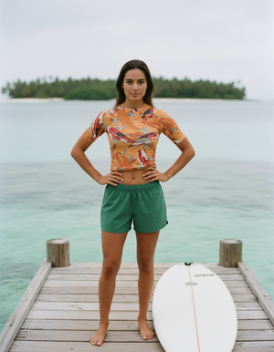 Women's Muskmelon Nami women's short-sleeve rashguards