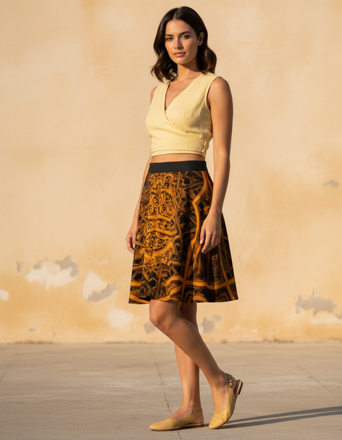 Nasrid Skater Skirt Skater Skirt — Dripper
