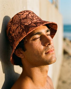 Burnt Sienna Lani Lehua bucket hats
