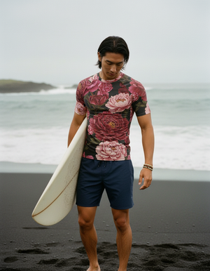 Blossom Rash Guard Men's Rashguard — Lolekai
