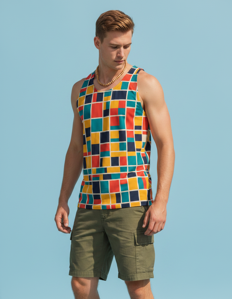 Crafted Wave Kraft Tank Top
