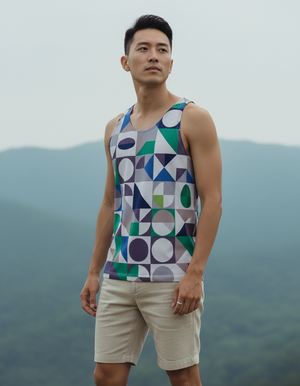 Men's Rhodonite Kandinsky men's tank tops