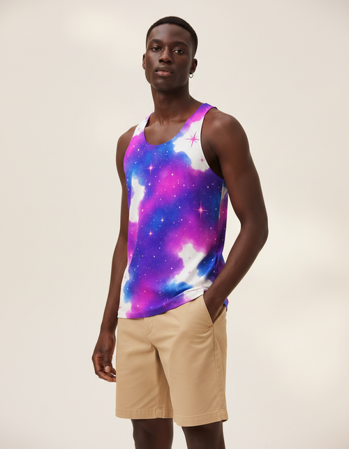 Nebula Tank Top Men's Tank Top — Dripper
