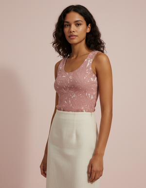 Women's Dusty Rose Yuki women's tank tops
