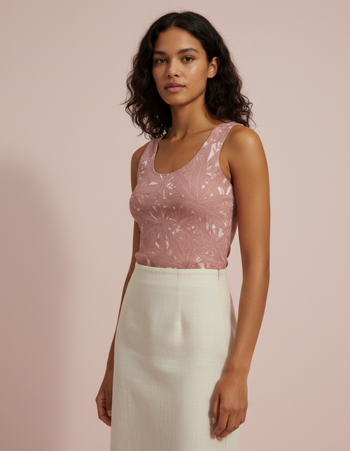Dusty Rose Yuki Tank Top Women's Tank Top — Dripper