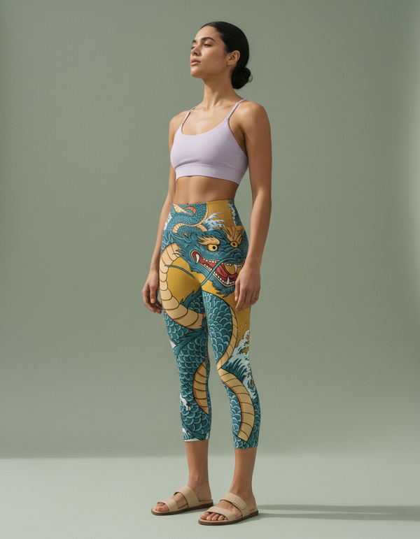 The Uncoiled capri yoga leggings