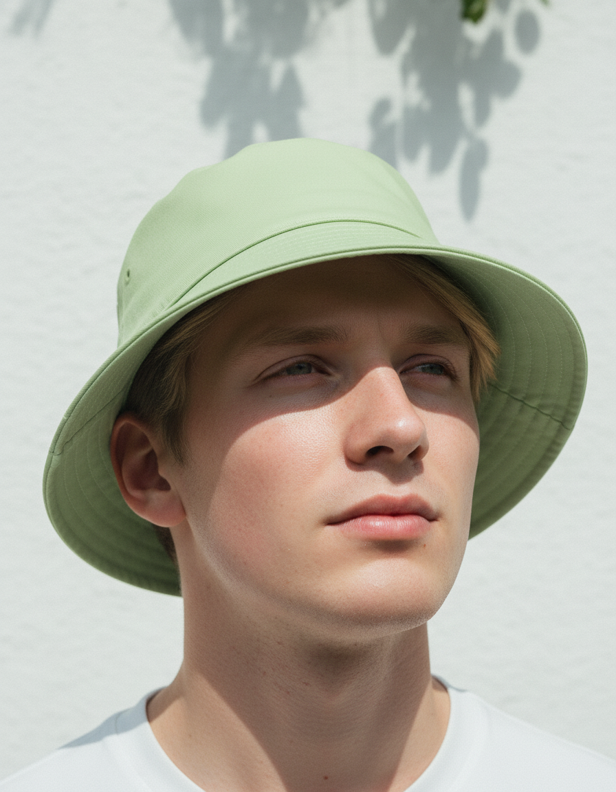 Bucket hat in Cucumber