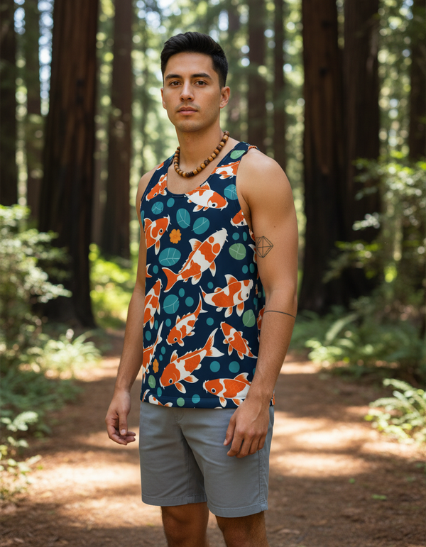 Koi Collection men's tank tops