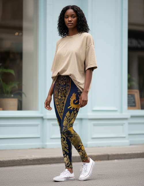 Lontar Leggings Women's Leggings — Dripper