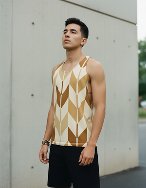 Amber Haze Kaze Tank Top Men's Tank Top — Dripper
